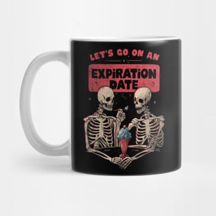 Expiration Date - Death Skull Valentines Gift Mug